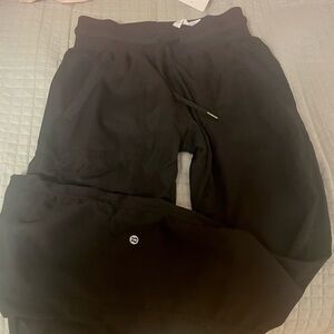 black lululemon dance studio pants